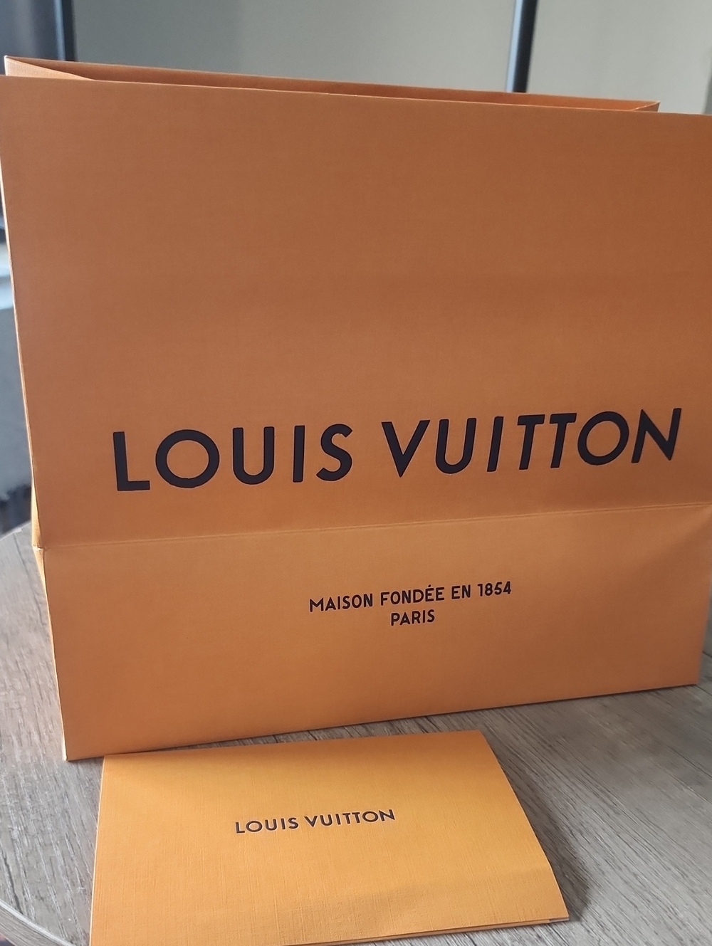 Louis Vuitton Box & Envelope Set in Bright Orange